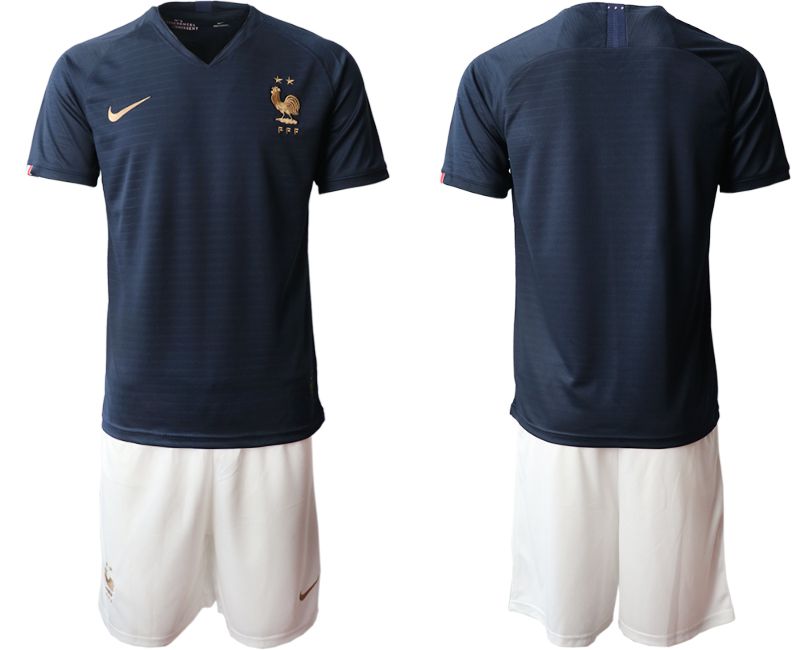 Men 2019-2020 Season National Team French home blue Soccer Jerseys->juventus jersey->Soccer Club Jersey
